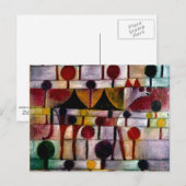 Klee - Kamel in Rhythmischer Baumlandschaft Klein Briefkaart (Voorkant / Achterkant)