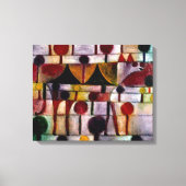 Klee - Kamel in Rhythmischer Baumlandschaft Klein Canvas Afdruk (Voorkant)