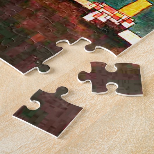 Klee - Keuze Site, abstract kunstwerk Legpuzzel (Zijkant)