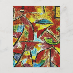 Klee - Kind en tante Briefkaart