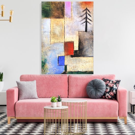 Klee - Kleine Sparren Afbeelding Canvas Afdruk (Insitu (Woonkamer))