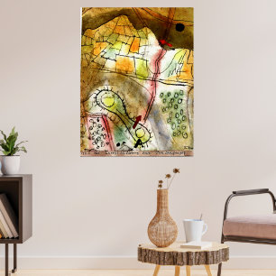 Klee - Korte beschrijving van een bergpas Poster