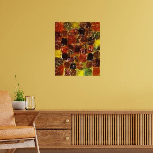 Klee - Kosmische Compositie Poster (Woonkamer 2)