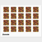 Klee - Kosmische Compositie Vierkante Sticker (Vel)