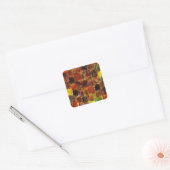 Klee - Kosmische Compositie Vierkante Sticker (Envelop)