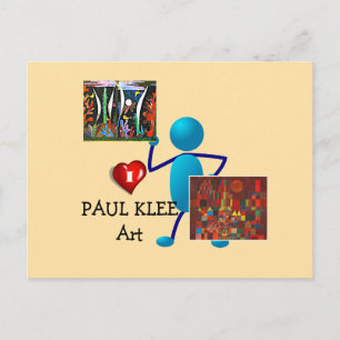 Klee - Kunst van Paul Klee Briefkaart