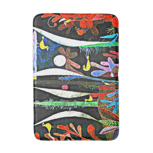 Klee - Landschap met gele vogels Badmat (Voorkant Verticaal)