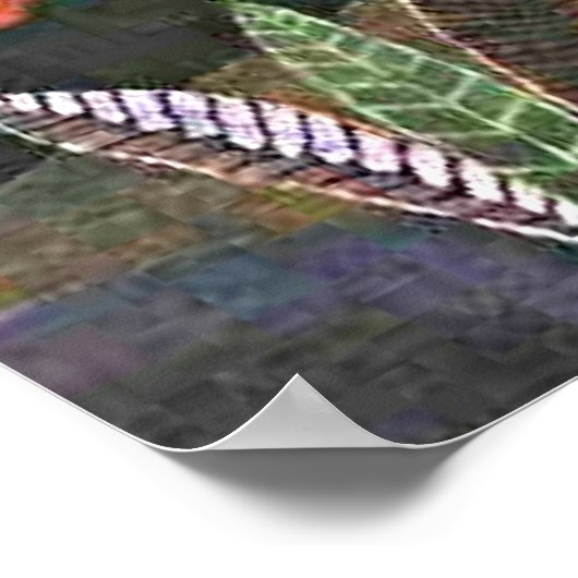 Klee - Landschap met gele vogels Poster (Hoek)