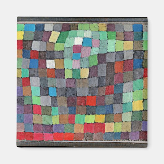 Klee - May Afbeelding, abstracte kunst, Magneet (Voorkant)