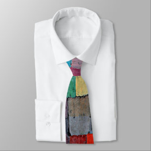 Klee - Meibeeld, abstracte kunst,   Stropdas