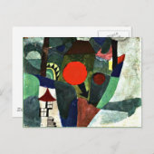 Klee - met de gestelde zon briefkaart (Voorkant / Achterkant)