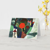 Klee - met de gestelde zon kaart (Gele Bloem)