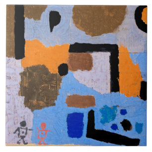 Klee - met de twee verloren keramische tegels tegeltje