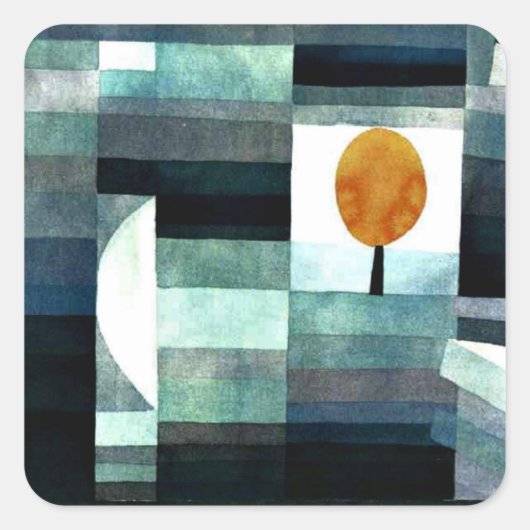 Klee - Moonlight Vierkante Sticker (Voorkant)