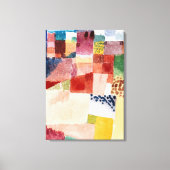 Klee - Motif van Hammamet Canvas Afdruk (Voorkant)