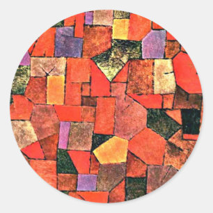 Klee - Mountain Village Ronde Sticker