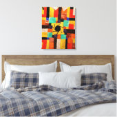 Klee - Musee Aix large Canvas Afdruk (Insitu (Slaapkamer))