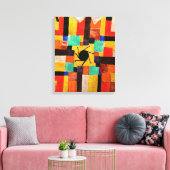 Klee - Musee Aix large Canvas Afdruk (Insitu (Woonkamer))