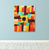 Klee - Musee Aix large Canvas Afdruk (Insitu (Houten vloer))