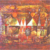 Klee - nachtelijke feestelijkheid sticker (Voorkant)