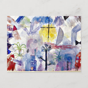 Klee - Onafgewerkt landschap Briefkaart