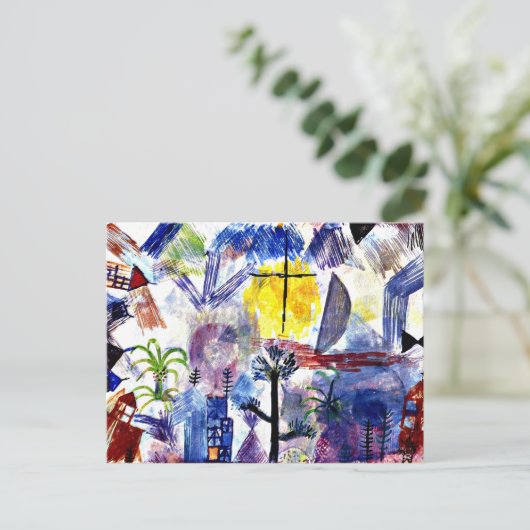 Klee - Onafgewerkt landschap Briefkaart (Staand voorkant)