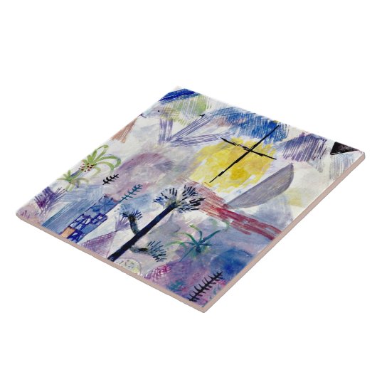 Klee - Onafgewerkt landschap Tegeltje (Zijkant)