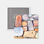 Klee - Onderdelen van een samengesteld landschap Magneet (Voorkant / Achterkant)