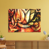 Klee - Ondiscretie Canvas Afdruk (Insitu (Woonkamer))