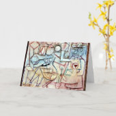 Klee - oude liefdeslied kaart (Gele Bloem)