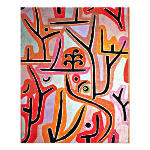 Klee - Park Bei Lu, abstracte kunst Foto Afdruk