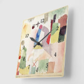 Klee - Pathologische aquarel,  Vierkante Klok (Hoek)