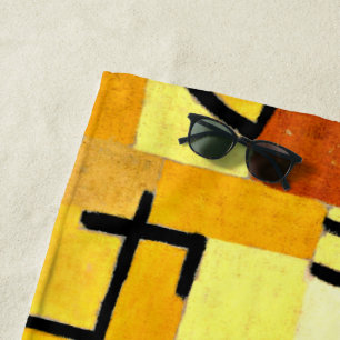 Klee - Personages in Geel, Strandlaken