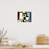 Klee - Pious Northern Landscape-1917 Poster (Keuken)