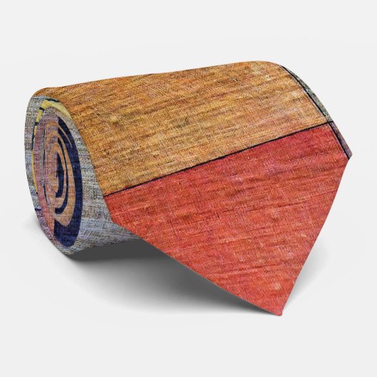 Klee - polyfone architectuur stropdas (Opgerold)