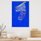 Klee - Portret van een oosterse Poster (Keuken)