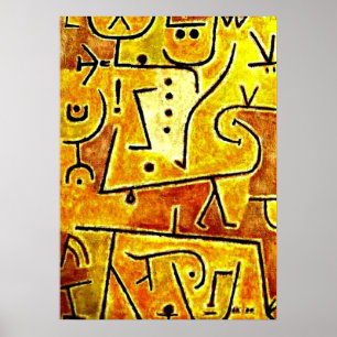 Klee - Red Waistcoat Poster