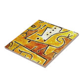 Klee - Red Waistcoat Tegeltje (Zijkant)