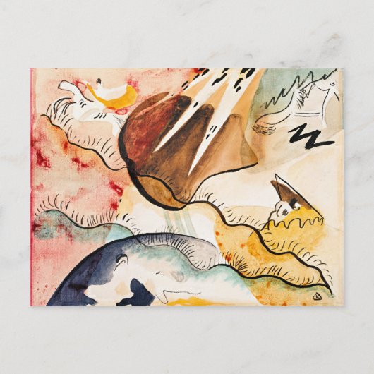 Klee - Regenlandschap Briefkaart (Voorkant)