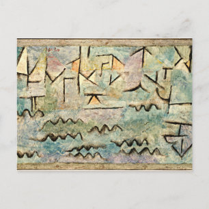 Klee - Rijn in Duisburg, HD Briefkaart