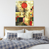 Klee - Rode ballon Canvas Afdruk (Insitu (Slaapkamer))