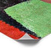 Klee - Rood, groen en violet-gele Rhythmen,  Poster (Hoek)