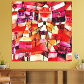 Klee - Rozentuin Canvas Afdruk (Insitu (Woonkamer))