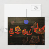 Klee - Schepen in de nacht Briefkaart (Voorkant / Achterkant)