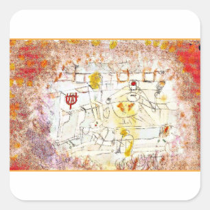 Klee - Slechte Band, Vierkante Sticker