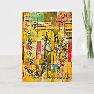 Klee - Sprookje van Hoffmann, beroemd schilderij Kaart