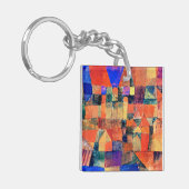 Klee - Stad met de drie koepels Sleutelhanger (Voorkant Links)