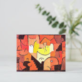 Klee - Stage Landscape, abstract kunstwerk Briefkaart (Staand voorkant)
