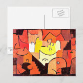 Klee - Stage Landscape, abstract kunstwerk Briefkaart (Voorkant / Achterkant)