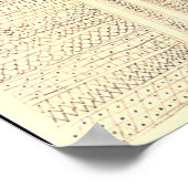 Klee - tapijt, abstract kunstwerk poster (Hoek)